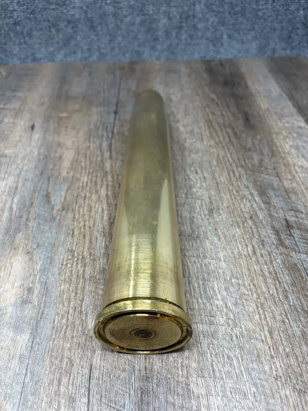 Antique WWII 1943 40MM M25 Brass Trench Art Artillery Shell - Home Decor-display